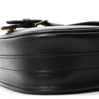 Box Calfskin Medium Bobby Flap Black