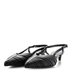 Calfskin Allure D'Orsay Slingback Pump 37.5 Black