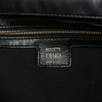 Nappa FF 1974 Embossed Large Baguette Black