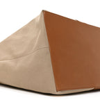 Canvas Calfskin Y Tote Desert Dust Brick