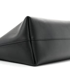 Calfskin Large Shopping Tote Black