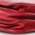 Grained Calfskin Milky Way Shoulder Bag Red