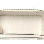 Caviar Quilted Small Vanity Case With Chain White