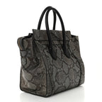 Snakeskin Mini Luggage Multicolor