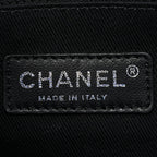Patent Quilted Large Coco Shine Flap Blue