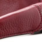 Grained Calfskin Softbit Maxi Shoulder Bag Rosso Ancora