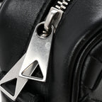 Nappa Intrecciato Small Classic Camera Bag Black
