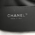 Metallic Caviar Quilted Mini Chanel 25 Handbag Anthracite