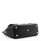 Smooth Calfskin Small Bel Air Carry All Bag Black
