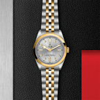 Black Bay One S&G 36mm - Silver, Diamond-Set on Bracelet