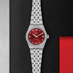 TUDOR Royal 30mm - Burgundy, Diamond-Set on Bracelet