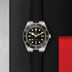 Black Bay 58 39mm - Black on Rubber Strap