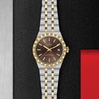 TUDOR Royal Yellow Gold Two-Tone 36mm - Brown on Bracelet