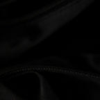 Suede CC Drawstring Backpack Black