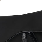 Nylon Saddle Bag Black