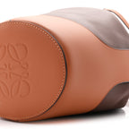 Calfskin Small Balloon Bucket Bag Hazelnut