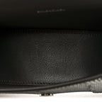 Strass Suede Hourglass Top Handle Bag XS Smoke Grey Crystal