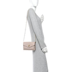 Soft Calfskin My Lockme Chain Pochette Greige