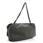 Lambskin Studded CC East West Flap Grey