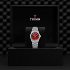 TUDOR Royal 30mm - Burgundy, Diamond-Set on Bracelet