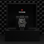 Black Bay Ceramic 41mm - Black on Hybrid Leather/Rubber Strap w/ Extra Fabric Strap