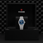 TUDOR Royal 30mm - Blue, Diamond-Set on Bracelet