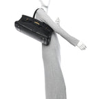 Taurillon Clemence JPG Birkin 42 Black