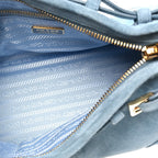 Scamosciato Triangle Small Bonnie Shoulder Bag Astrale