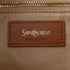 Canvas Calfskin Y Tote Desert Dust Brick