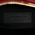 Calfskin Matelasse Monogram Lou Camera Bag Opyum Red
