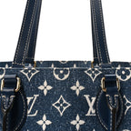 Monogram Jacquard Denim Onthego MM Bleu