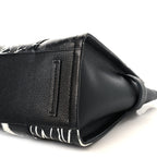 X FUTURA Grained Calfskin Large The Tote Bag Black