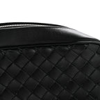 Nappa Intrecciato Small Classic Camera Bag Black