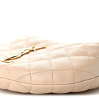 Lambskin Quilted Icarino Bag Dark Beige