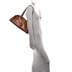 Vitello Old Medium Bowling Bag Cognac