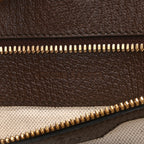 Monogram Jumbo GG Textured Dollar Calfskin Web Tote Bag Camel Ebony New Acero