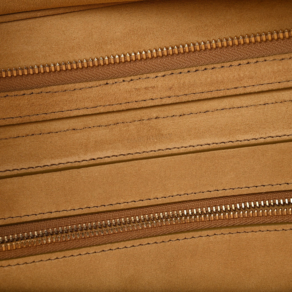 Suede Calfskin Medium New Luggage Beige