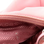 Tessuto Nylon Saffiano Mini Re-Edition 2000 Bag Rosa