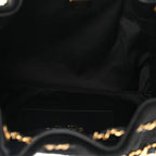 Pony Hair Mini Chanel 25 Handbag Black