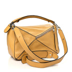 Calfskin Medium Puzzle Bag Yellow