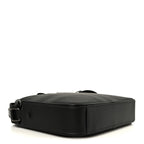 Coated Canvas Calfskin Check Muswell Bag Charcoal
