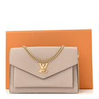 Soft Calfskin My Lockme Chain Pochette Greige