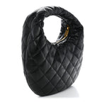 Lambskin Quilted Icarino Bag Black