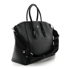 Box Calfskin Small Antigona Sport Top Handle Bag  Black