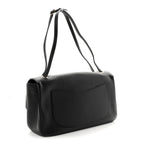 Grained Calfskin Small Souplissimo Maxi Flap Black