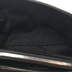 Calfskin Y Quilted Monogram Medium Loulou Chain Satchel Black
