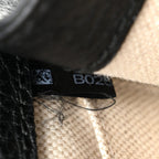 Dollar Calfskin Crystal Web Mini Dionysus Bamboo Top Handle Bag Black Black Diamond