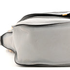 Calfskin Small Marcie Satchel Faded Blue