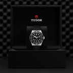 Black Bay 41mm - Black, Black Bezel on Rubber Strap