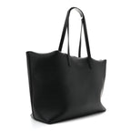 Calfskin Large Shopping Tote Black